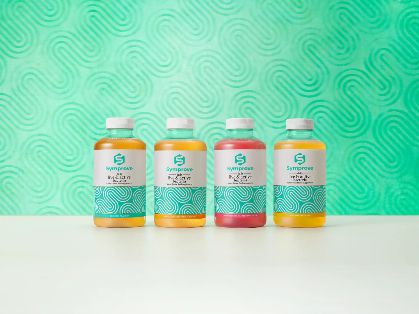 Symprove probiotic in bottles